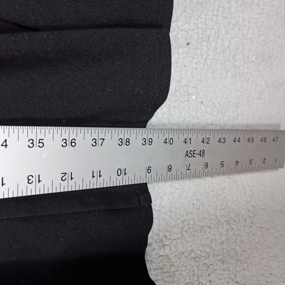 Nature vs Future Dress Women's Large Black Stretch V-Neck Short Sleeve Career - Picture 8 of 12